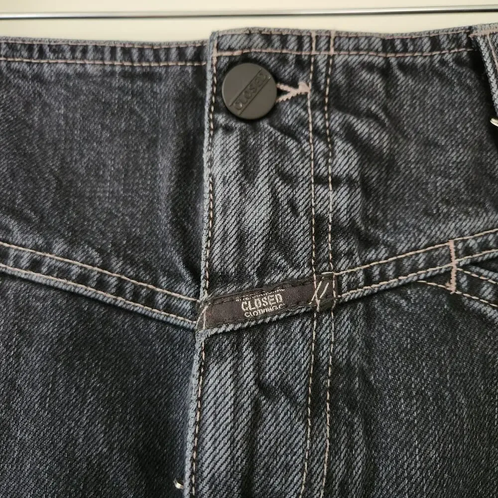 CLOSED Ibbie Dark Gray Denim Skirt- 28 MSRP $250 - Picture 8 of 16